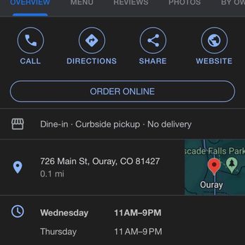 Full Tilt Saloon - Food, bar, closed, contact, ouray - Breakfast & Brunch Near Me - Ouray, Colorado