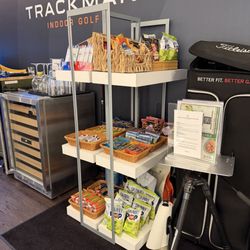 Scratch Lab Golf - Some snacks (buying the snacks is fully automated)