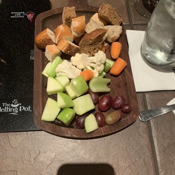 The Melting Pot - Dipping platter provided with the cheeses - Fondue Near Me - Arlington, Virginia The Melting Pot - Dipping platter provided with the cheeses - Fondue Near Me - Arlington, Virginia