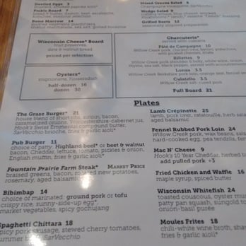 Graze - Menu - New American Near Me - Madison, Wisconsin Graze - Menu - New American Near Me - Madison, Wisconsin
