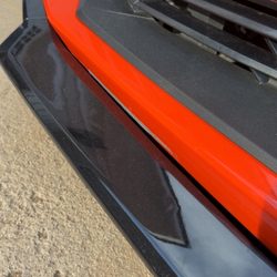 Scratched bumper