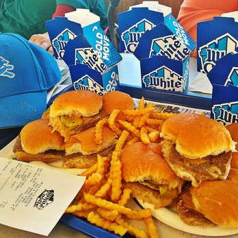 White Castle - Ten Sliders with coupon only$ 3.98 - Fast Food Near Me - Lincoln Park, Michigan White Castle - Ten Sliders with coupon only$ 3.98 - Fast Food Near Me - Lincoln Park, Michigan