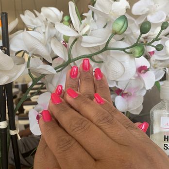 Elegant Nails - Summer pink nails - Nail Salons Near Me - San Carlos, California