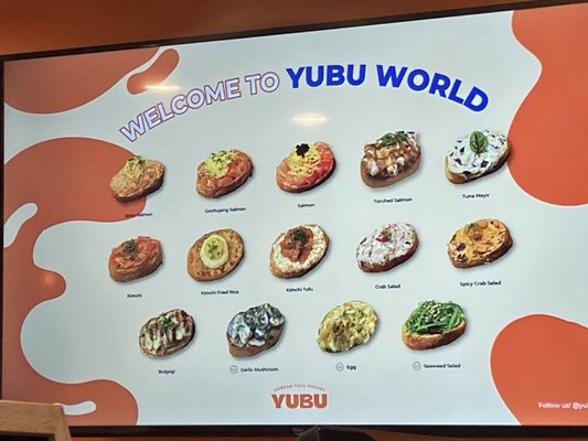 Menu photo 1 Yubu Scarborough, ON Menu photo 1 Yubu Scarborough, ON