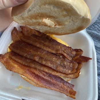 Doughnut Palace - Bacon Egg and Cheese Bagel - Donuts Near Me - Forest, Mississippi