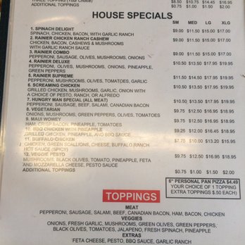 Rainier Pizza and Espresso - Pizza Near Me - Rainier, Washington Rainier Pizza and Espresso - Pizza Near Me - Rainier, Washington