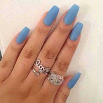 Classy Nail Spa - Coffin shape matte - Nail Salons Near Me - Alameda, California