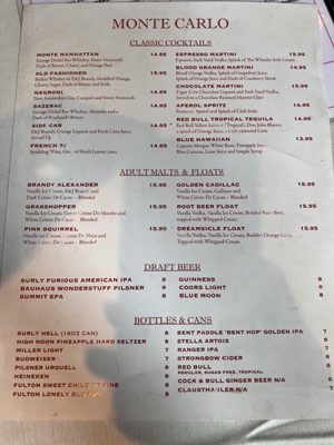 Menu photo 8 Monte Carlo Minneapolis, MN Menu photo 8 Monte Carlo Minneapolis, MN
