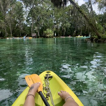 Crystal River Kayak Company - Entrance to Three Sister's Springs - Rafting/Kayaking Near Me - Crystal River, Florida