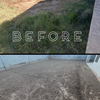 Frank's Demo Grading and Hauling - More dirt that was removed, there was a very large hill of dirt in the center of our yard that was removed as well. - Demolition Services Near Me