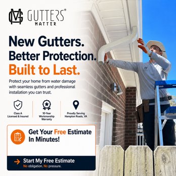 Gutters Matter - Gutter Services Near Me - Virginia Beach, Virginia Gutters Matter - Gutter Services Near Me - Virginia Beach, Virginia