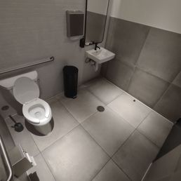 Obligatory bathroom photo. Obligatory bathroom photo.