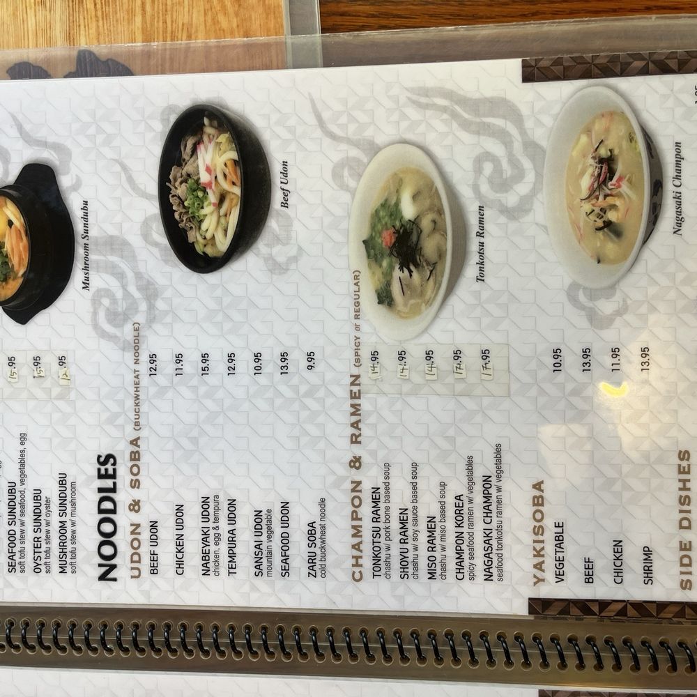 Menu as of 08/2024 Menu as of 08/2024