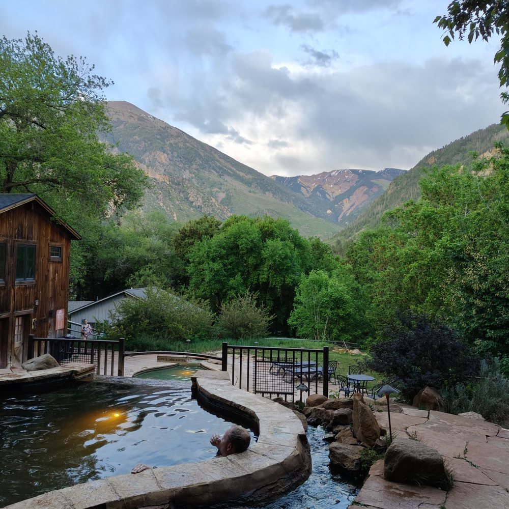 Avalanche Ranch - View from hot springs - Hot Springs Near Me - Redstone, Colorado