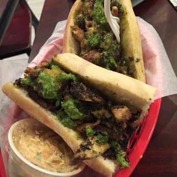 Krave It Pizza & Sandwich Joint - "Que Pasa" sandwich! Chicken, chimichurri sauce, platano maduro, and pepper jack. - Sandwiches Near Me - Bayside, New York Krave It Pizza & Sandwich Joint - "Que Pasa" sandwich! Chicken, chimichurri sauce, platano maduro, and pepper jack. - Sandwiches Near Me - Bayside, New York