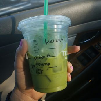 Starbucks - Black or green tea with matcha, one Stevia and a splash of your favorite milk.  Enjoy! - Coffee & Tea Near Me - Chula Vista, California