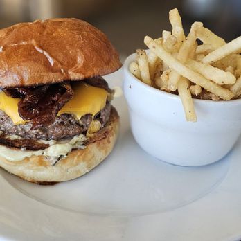 Tessa Delicatessen - Wagyu bacon burger and fries. - Delis Near Me - Denver, Colorado Tessa Delicatessen - Wagyu bacon burger and fries. - Delis Near Me - Denver, Colorado