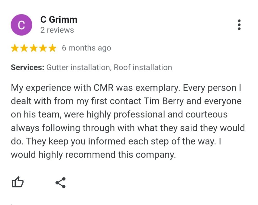 Slide of CMR Construction & Roofing