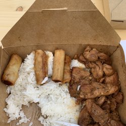 Little Manila - Lumpia and adobo chicken