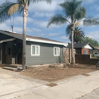 Caliscapes OC - The before-ish, this is after they began digging up the yard. - Landscaping Near Me