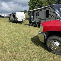 Florence Speedway - Our camp site