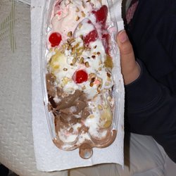 Baskin Robbins - This it the melted Sunday after I took it out of the freezer.