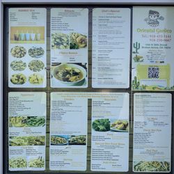 Oriental Garden - I love how their menu is literally on their window!