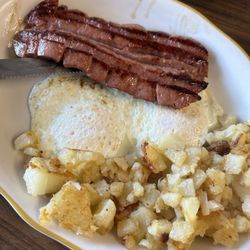 Norma's Cafe - 2 eggs and polish sausage