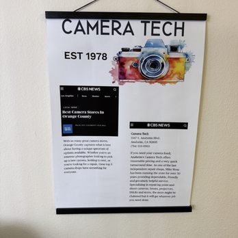 Camera Tech - Electronics Repair Near Me - Orange, California