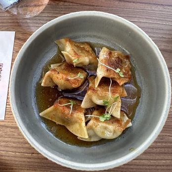 MILA Restaurant - Shawarma Spiced Gyoza - Mediterranean Near Me - Miami Beach, Florida