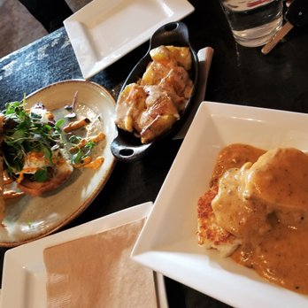 Skillet - Porchetta & egg sandwhich, roasted potatoes, side of biscuits & gravy - New American Near Me - Columbus, Ohio Skillet - Porchetta & egg sandwhich, roasted potatoes, side of biscuits & gravy - New American Near Me - Columbus, Ohio