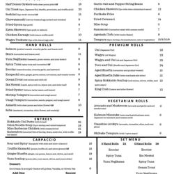 Hello Temaki - Menu