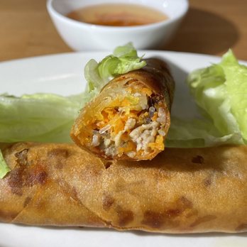 Pho Boston - Inside view ground pork egg rolls - Vietnamese Near Me - West Hartford, Connecticut Pho Boston - Inside view ground pork egg rolls - Vietnamese Near Me - West Hartford, Connecticut