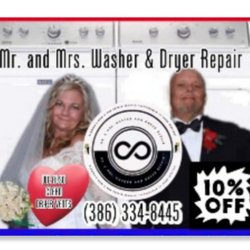 Mr & Mrs Washer Dryer Repair and Dryer Vent Cleaning - Flagler County's  Premier Mom and Pop Repair Shop, affordable in HOME Service 
386-334-8445