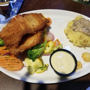 Upstream Brewing - Pork Schnitzel - Bars Near Me - Omaha, Nebraska