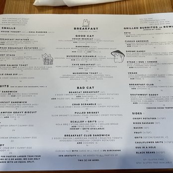Bearcat CBD - Breakfast menu - Coffee & Tea Near Me - New Orleans, Louisiana Bearcat CBD - Breakfast menu - Coffee & Tea Near Me - New Orleans, Louisiana