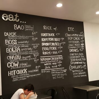 Baos Hog - Huge menu but in could imagine how that guy felt uncomfy with us looking that direction - Chinese Near Me - Garden Grove, California