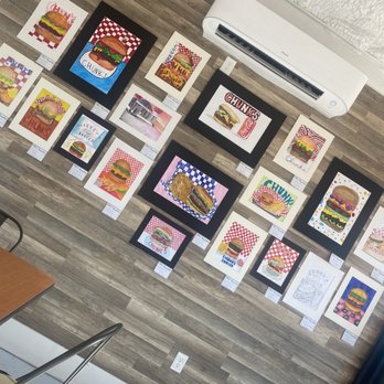Chunk’s Burger - FBISD burger wall - Burgers Near Me - Stafford, Texas