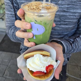 Dorala - Okinawan Black Sugar Matcha and Dorala - Desserts Near Me - Los Angeles, California