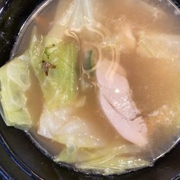 Cockroach in the soup