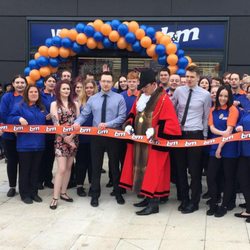 b and m home store - B&M's latest store in Bury St Edmunds was officially opened by Local Mayor, Councillor Terry Clements and his wife Vivian Clements.