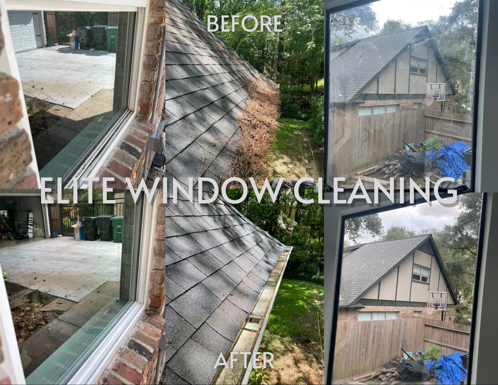 ELITE WINDOW CLEANING Request a Quote Houston, Texas Gutter