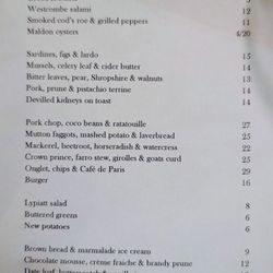 The Woolpack Inn - Menu Oct 2026
