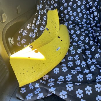 Van Nuys CDJR - bumper scrap guards left in my trunk from a different car ! these don't fit on grand cherokees - Car Dealers Near Me - Van Nuys, California