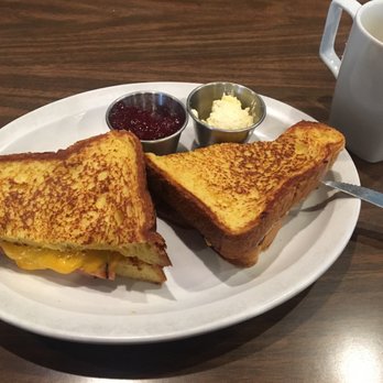 McDuff's - This was a ham and cheddar sandwich made with French toast. - Breakfast & Brunch Near Me - Redlands, California