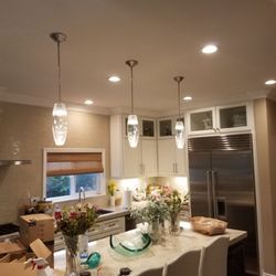 Mikes Electric - Pendant lights, recessed lights.