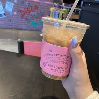 Melted Vinyl Coffee - Best Emo Latte EVER!! - Coffee & Tea Near Me - Brea, California