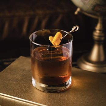 Sugar Room - The Tart Cherry Old Fashioned: Whiskey and Bourbon infused with dehydrated cherries, blended with our in house made Sweetener and bitters. - Speakeasies Near Me - Houston, Texas