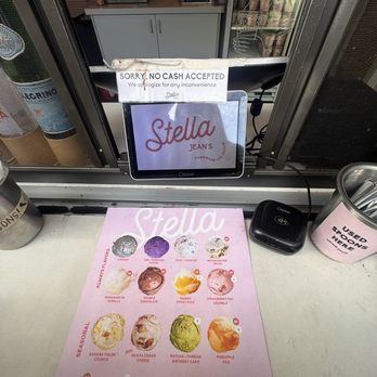 Stella Jean's Ice Cream - menu - Ice Cream & Frozen Yogurt Near Me - Carlsbad, California Stella Jean's Ice Cream - menu - Ice Cream & Frozen Yogurt Near Me - Carlsbad, California