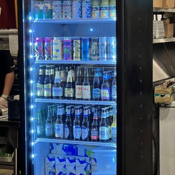 Burger Social - Beer selection. They also have a few options on draft. Just ask. - Hot Dogs Near Me - Guaynabo, Puerto Rico